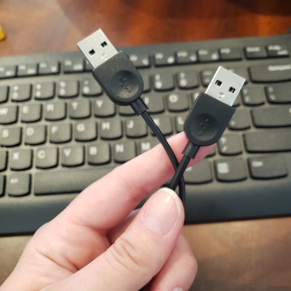 NWOB - Lenovo wired keyboard and mouse - Picture 6 of 6